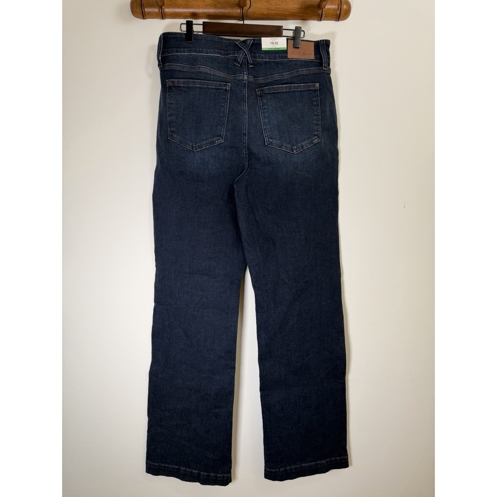 NWT Judy Blue 82678 High Waist Trouser Wide Leg Jeans Womens 15 Long 35 Inseam - Picture 3 of 16